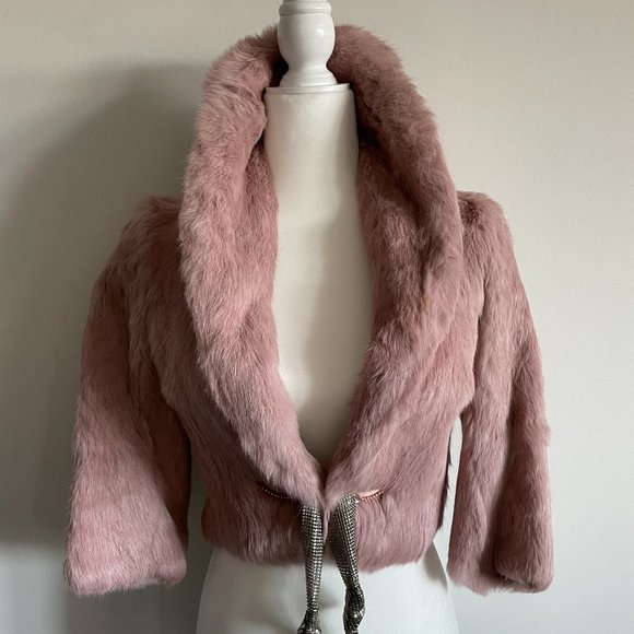 Vintage Development Phillip Lim Rabbit Fur Coat - Picture 2 of 13